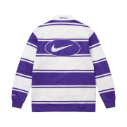 Supreme x Nike Stripe Rugby Purple - 25SS
