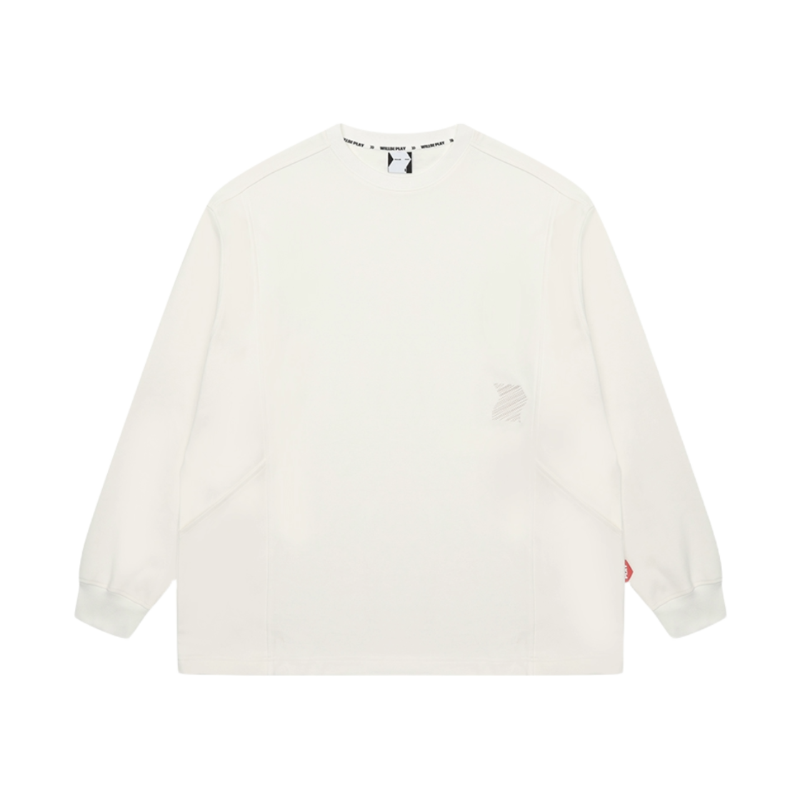 윌비플레이 포켓 긴팔티셔츠 화이트(WILLBE PLAY Pocket Long Sleeve T-shirt White)