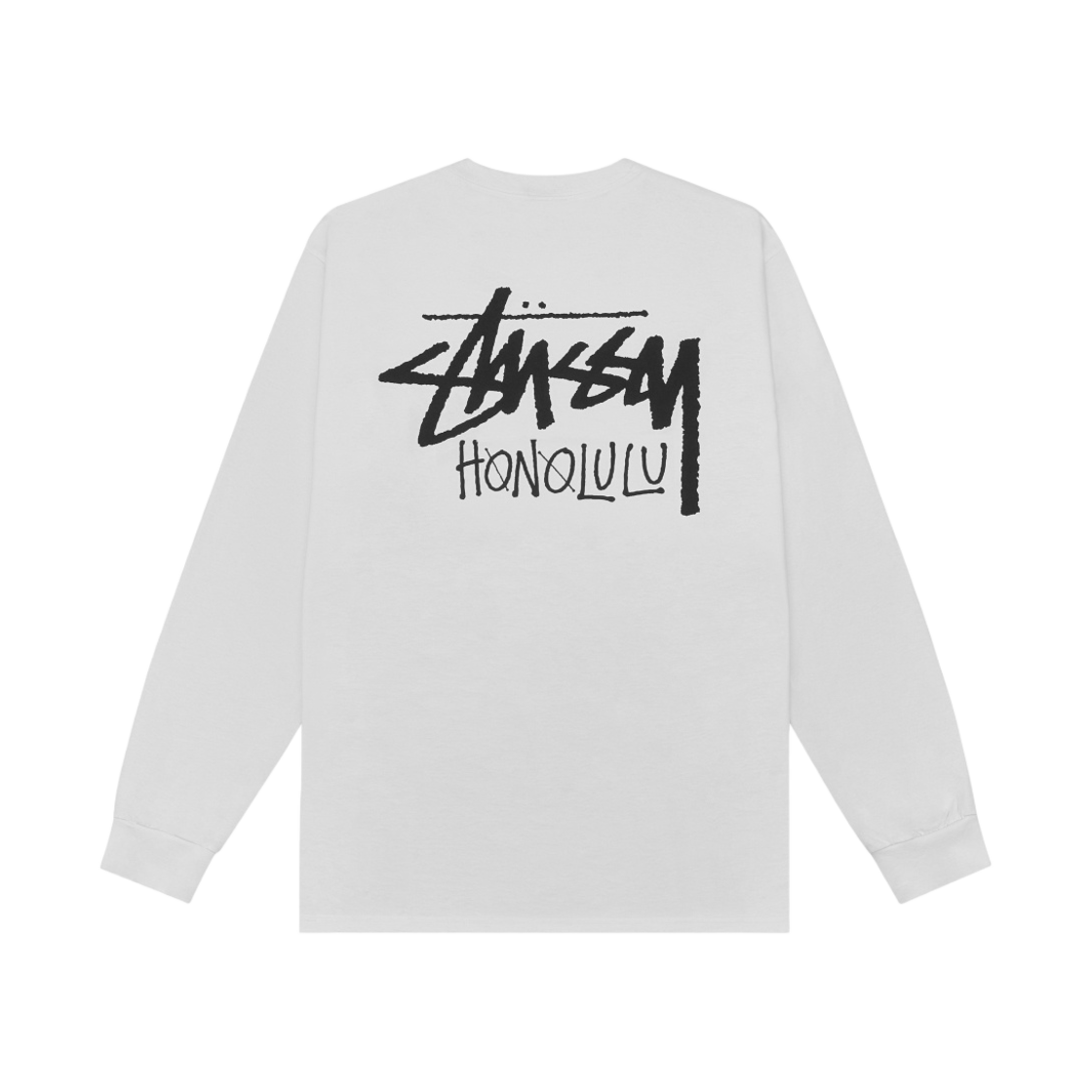 스투시 스탁 서울 롱슬리브 티셔츠 화이트 | Stussy | KREAM