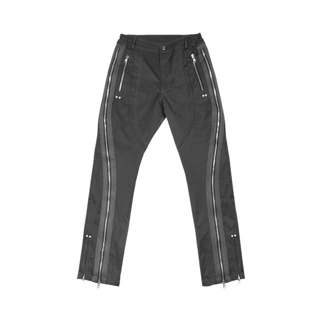 - Farfromwhat Far Stream Zipper Pants Iron Gate