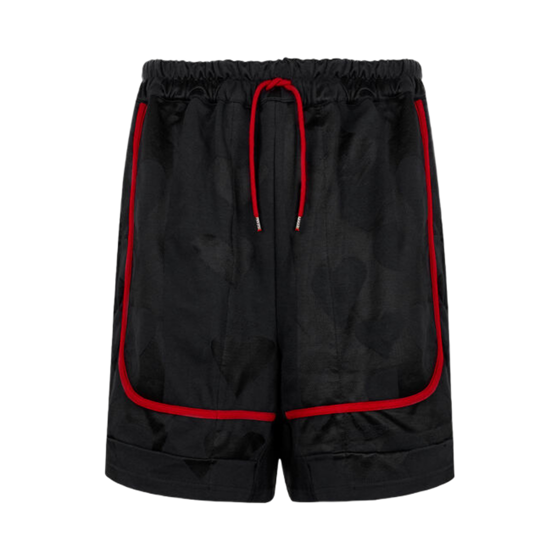 3J01000B-J0047-N203 Vivienne Westwood Boxing Shorts Black Heart Stripe