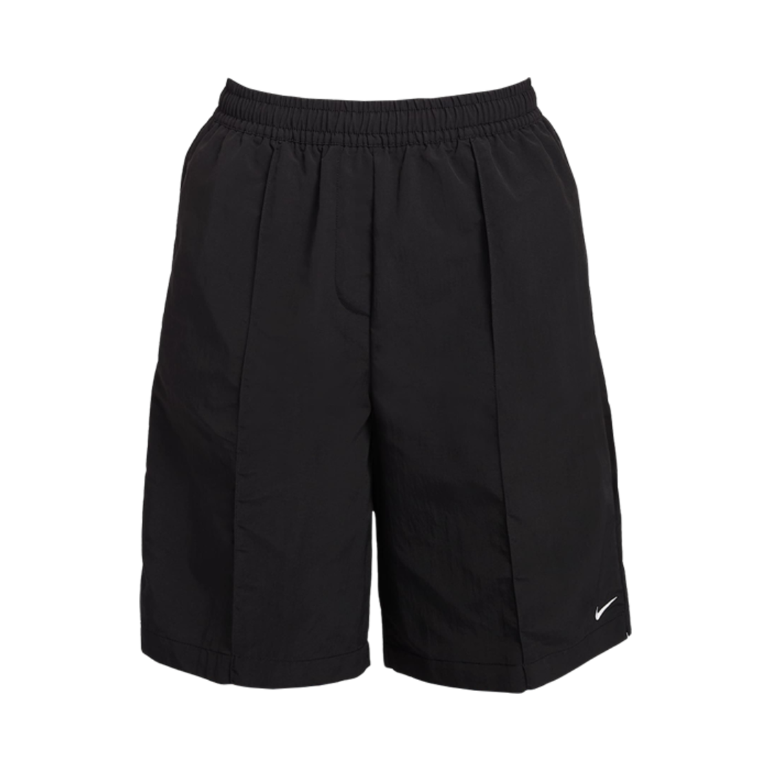 HJ1398-010 (W) Nike NSW Everything Woven High-Waisted 9 Inch Shorts Black White - Asia