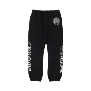 Chrome Hearts All Over Monogram Horseshoe Fuck you Logo Sweatpants Black