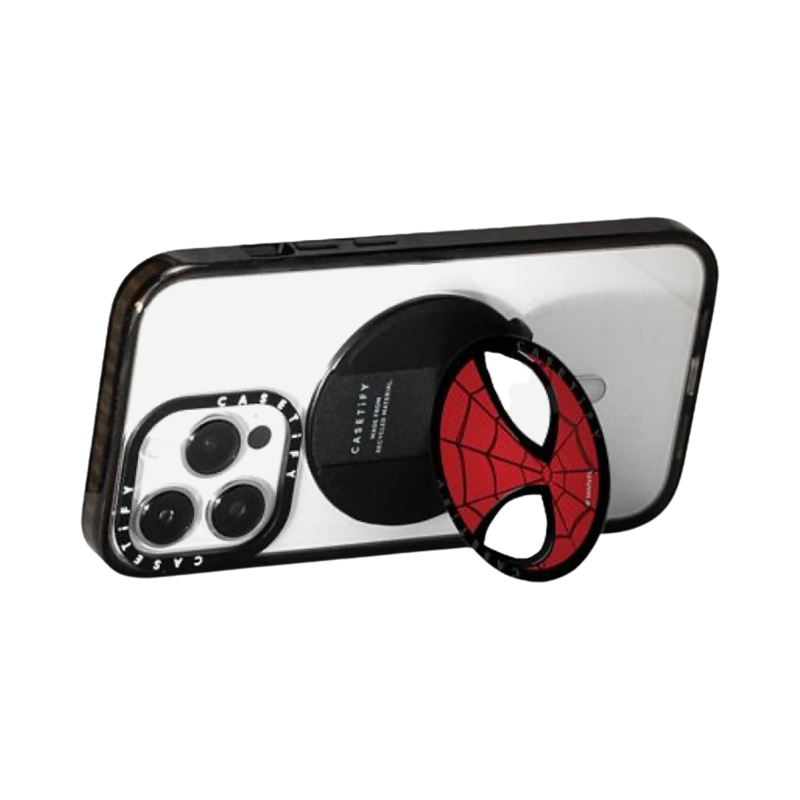 케이스티파이 x 마블 스파이더맨 맥세이프 스내피 그립 스탠드 블랙(Casetify x Marvel Spider-Man Magasafe Snappy Grip Stand Black) - 4