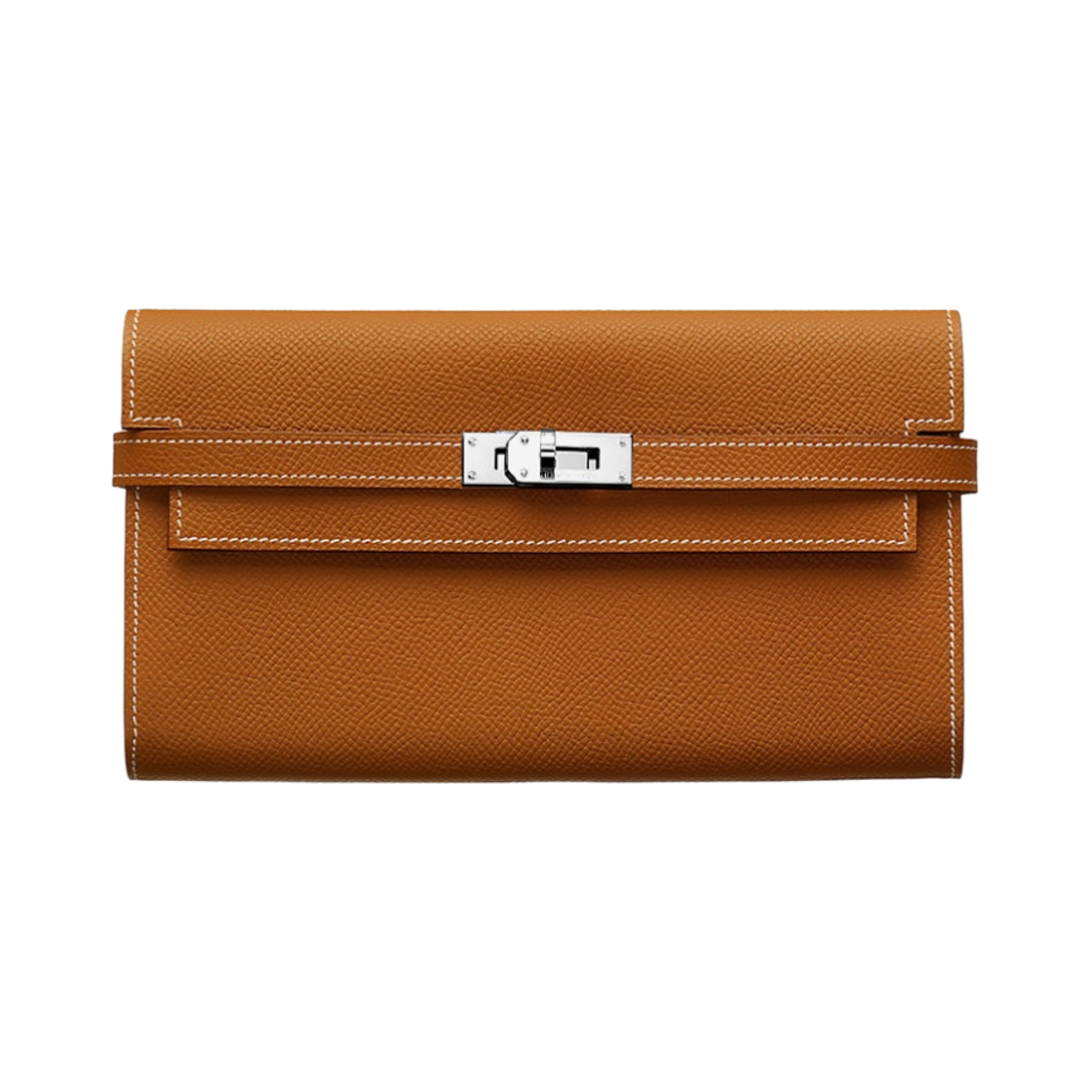 에르메스 켈리 클래식 장지갑 앱송 & 팔라듐 하드웨어 골드(Hermes Kelly Classic Wallet Epsom & Palladium Gold) - 1