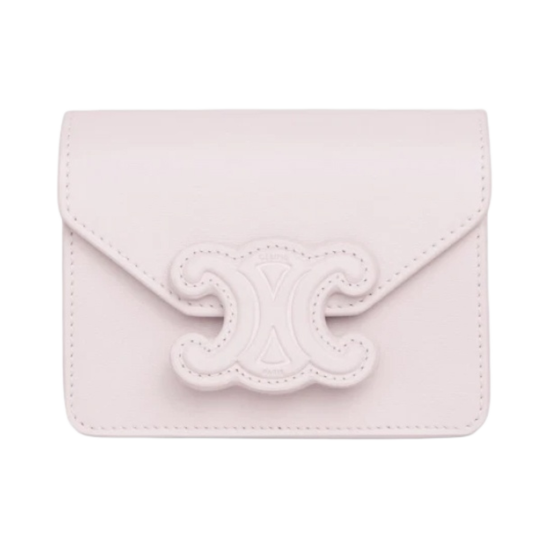 셀린느 샤이니 카프스킨 체인 트리옹프 카드 홀더 푸드르(Celine Card Holder on Chain Triomphe in Shiny Calfskin Poudre) - 1