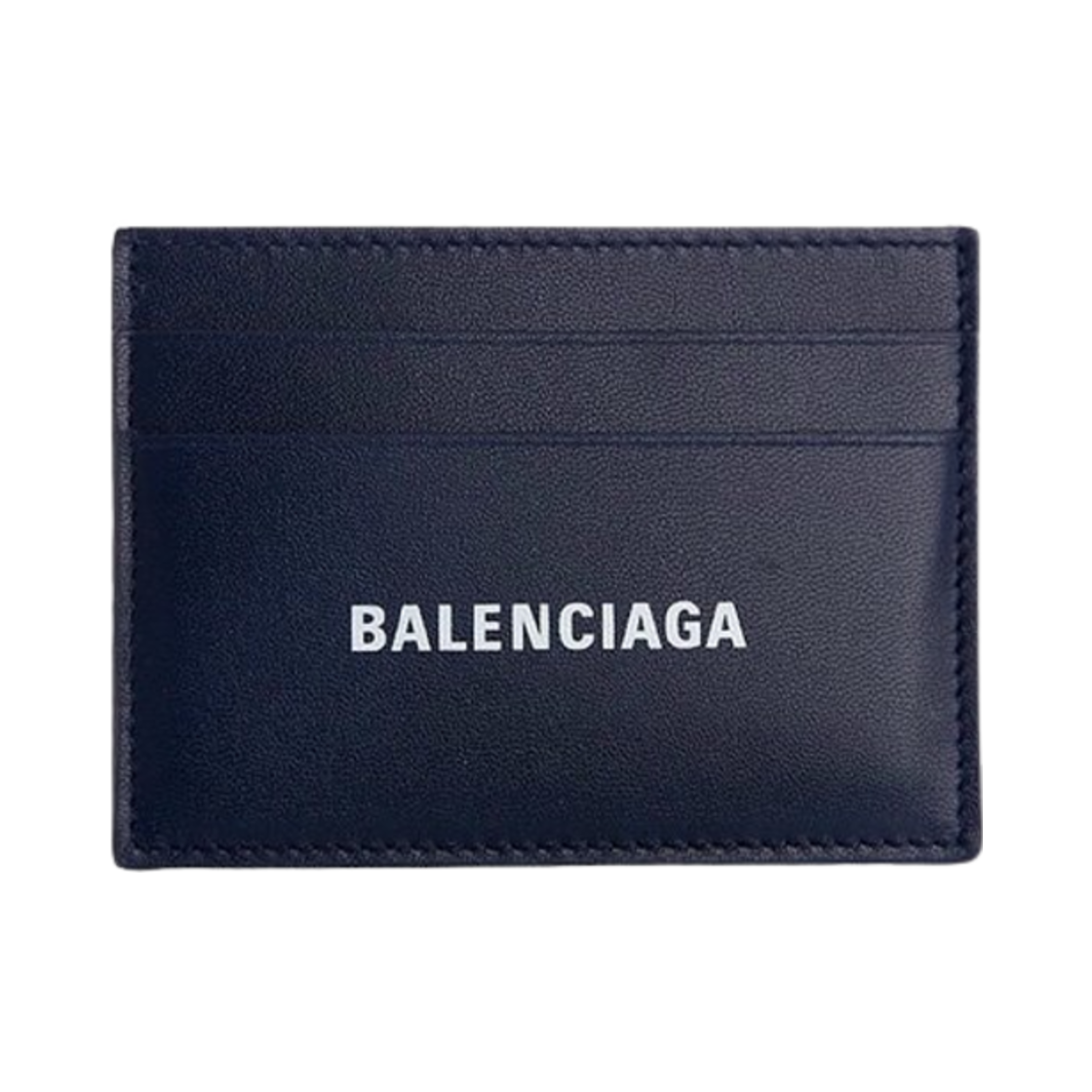 5943091I3534691 Balenciaga Logo Card Holder Navy
