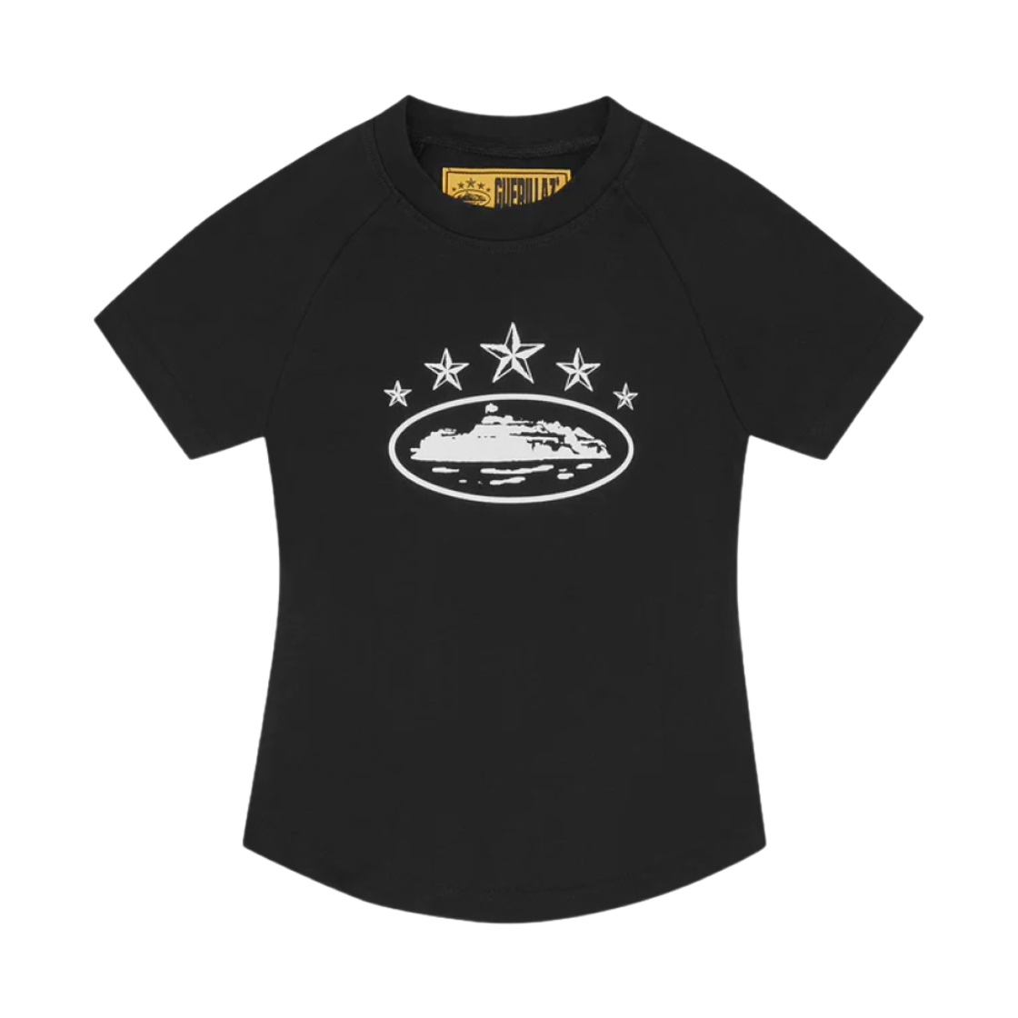 (W) 코르테이즈 5 스타즈 베이비 탑 블랙((W) Corteiz 5 Starz Baby Top Black) - 1