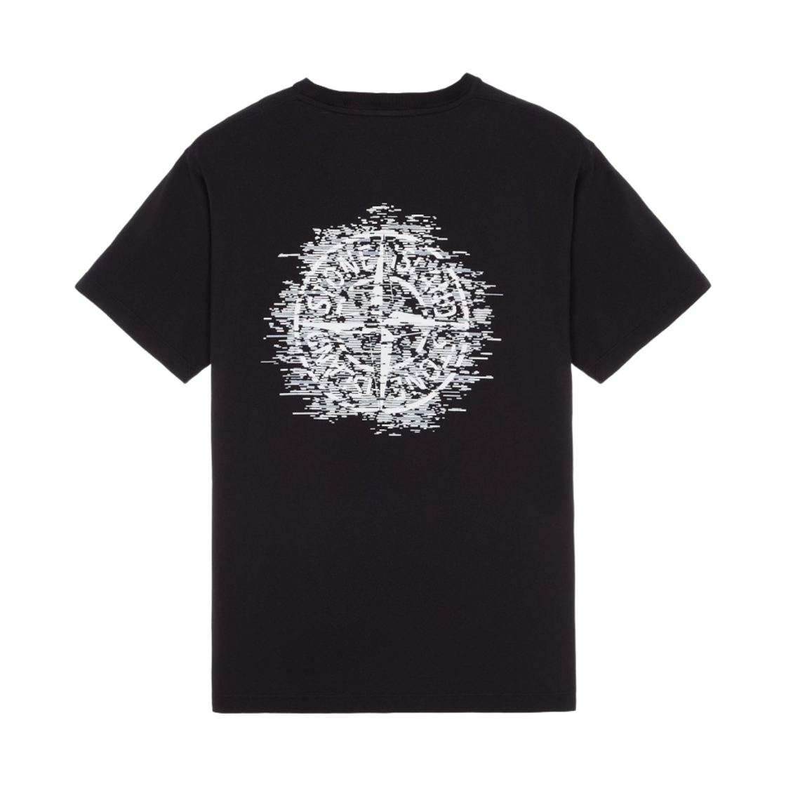 스톤 아일랜드 2NS89 60/2 코튼 저지 가먼트 다이 인스티투셔널 원 프린트 티셔츠 블랙 - 23SS(Stone Island 2NS89 60/2 Cotton Jersey Garment Dyed Institutional One Print T-Shirt Black - 23SS) - 2