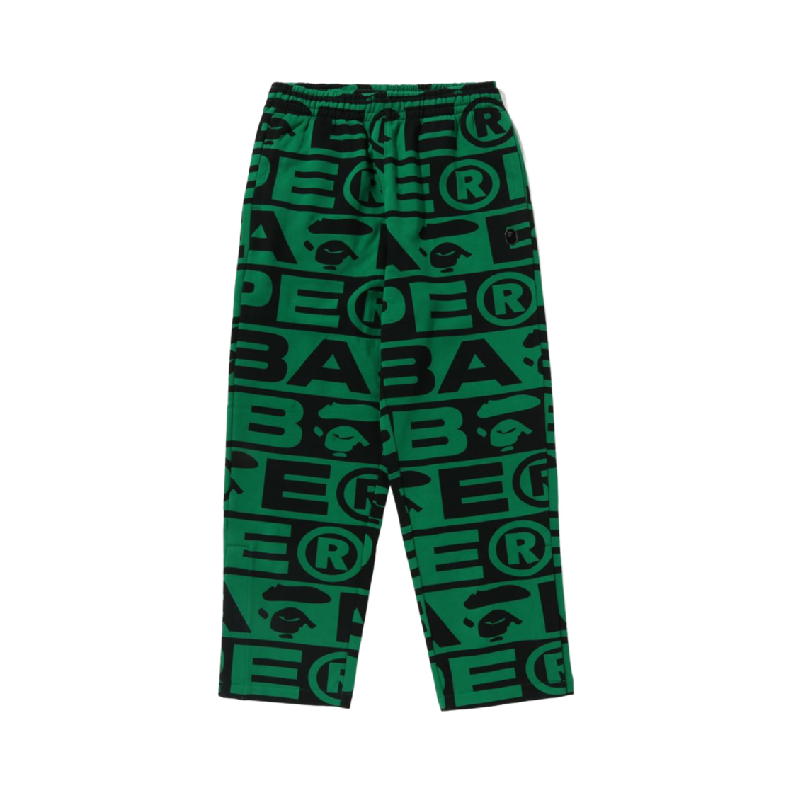 베이프 럭스 스포츠 패턴 오버사이즈 스웨트팬츠 에메랄드(BAPE Lux Sport Pattern Oversized Sweatpants Emerald) - 1