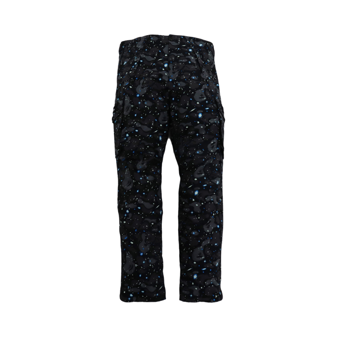 0ZXPTM152018H BAPE Space Camo Relaxed Fit Pants Black