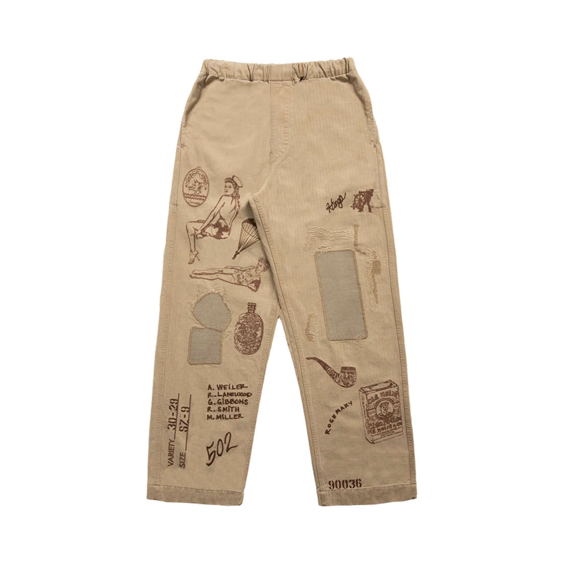 사무엘 젤리그 더플 팬츠 카키(Samuel Zelig Duffle Pant Khaki)