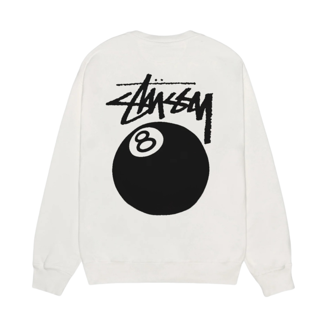 스투시 8볼 크루 피그먼트 다이드 내츄럴(Stussy 8 Ball Crew Pigment Dyed Natural)