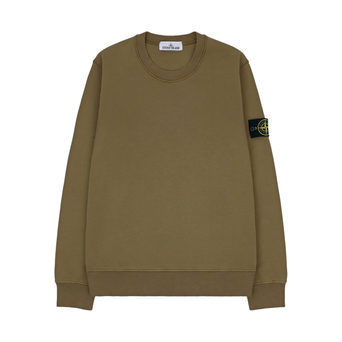 스톤 아일랜드 63051 코튼 플리스 가먼트 다이드 스웨트셔츠 다크 베이지- 23SS(Stone Island 63051 Cotton Fleece Garment Dyed Sweatshirt Dark Beige - 23SS) - 1