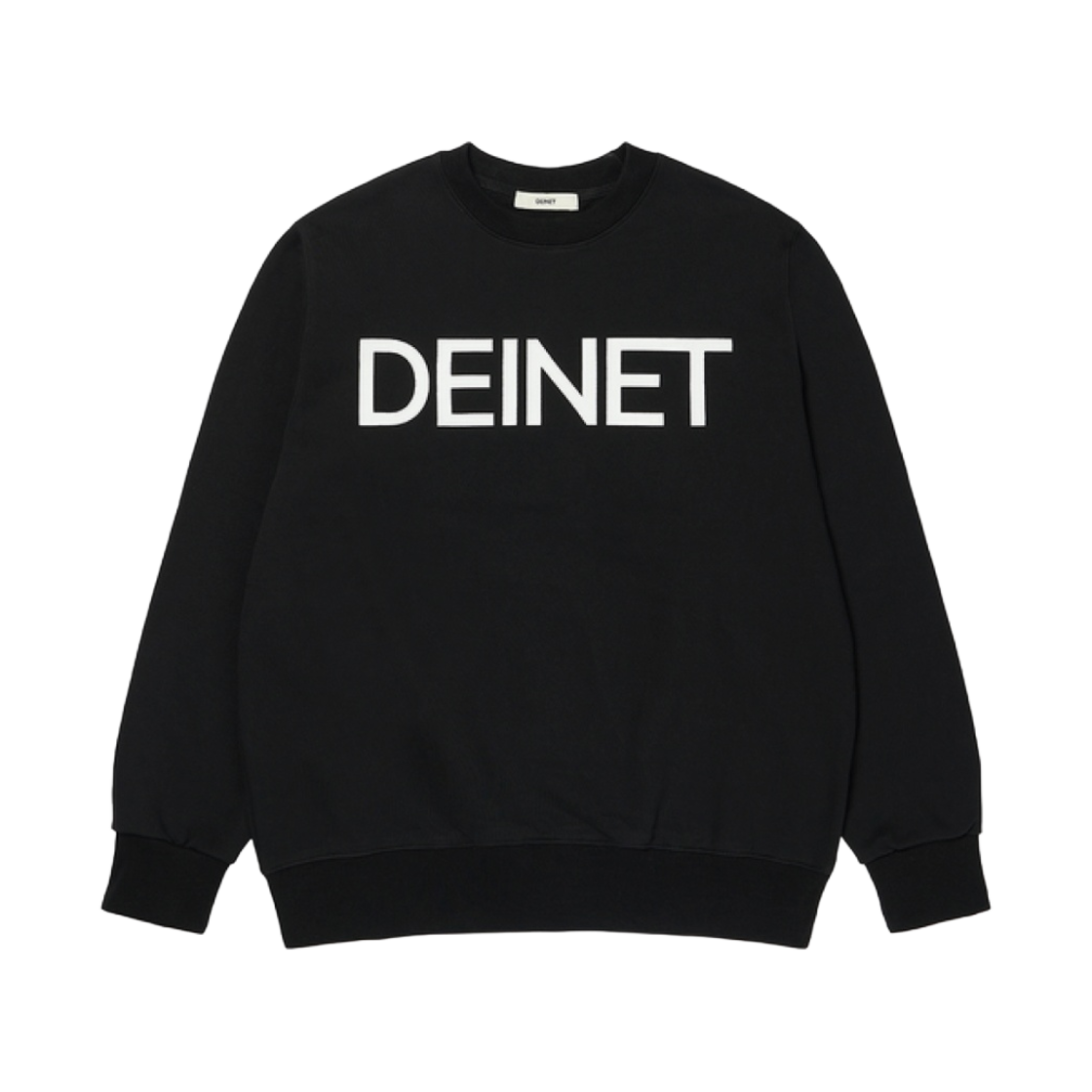 다이닛 빅 로고 스웨트셔츠 블랙(Deinet Big Logo Sweatshirts Black) - 1