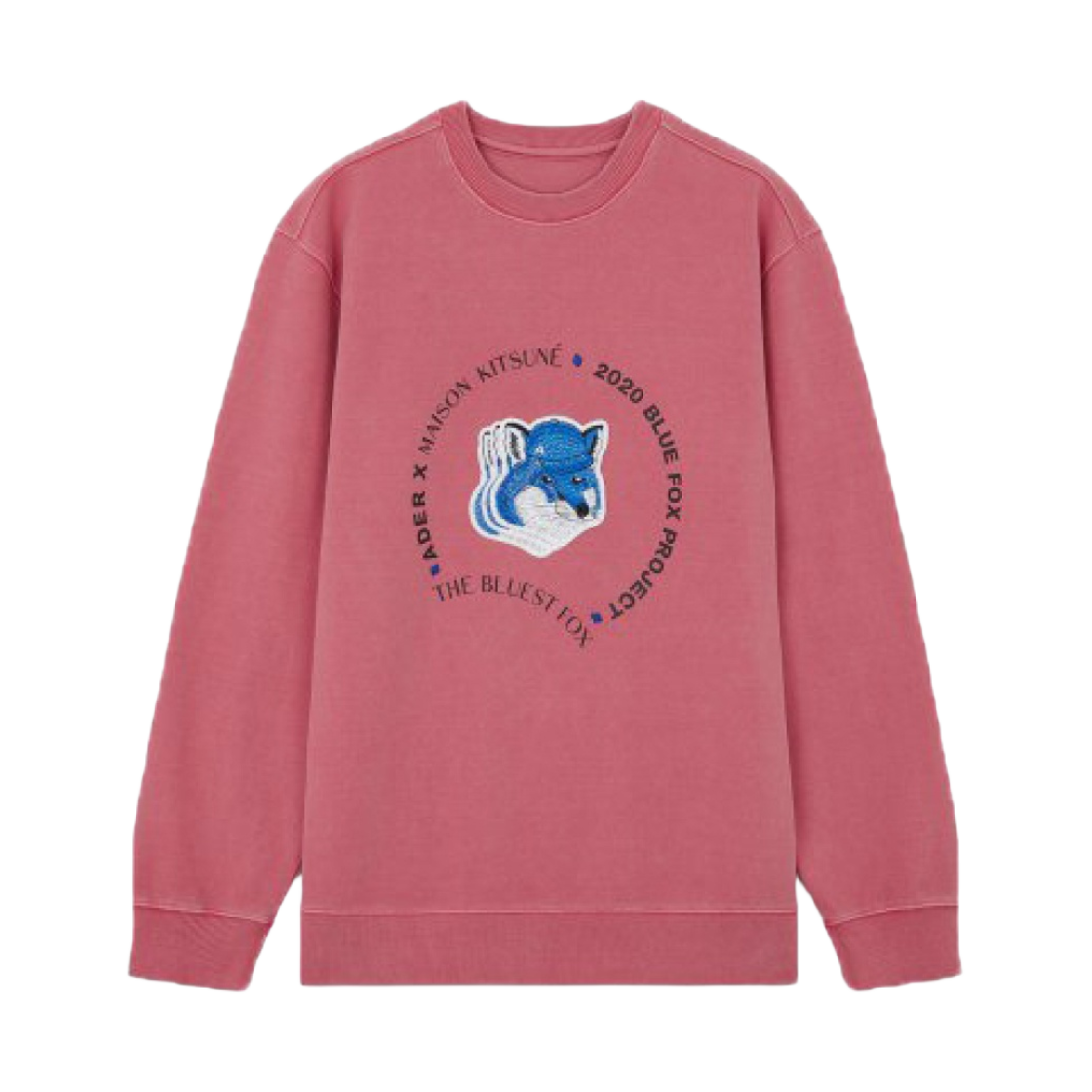 메종 키츠네 x 아더에러 트리플 폭스 헤드 스웨트셔츠 핑크(Maison Kitsune x Ader Error Triple Fox Head Sweatshirt Pink)