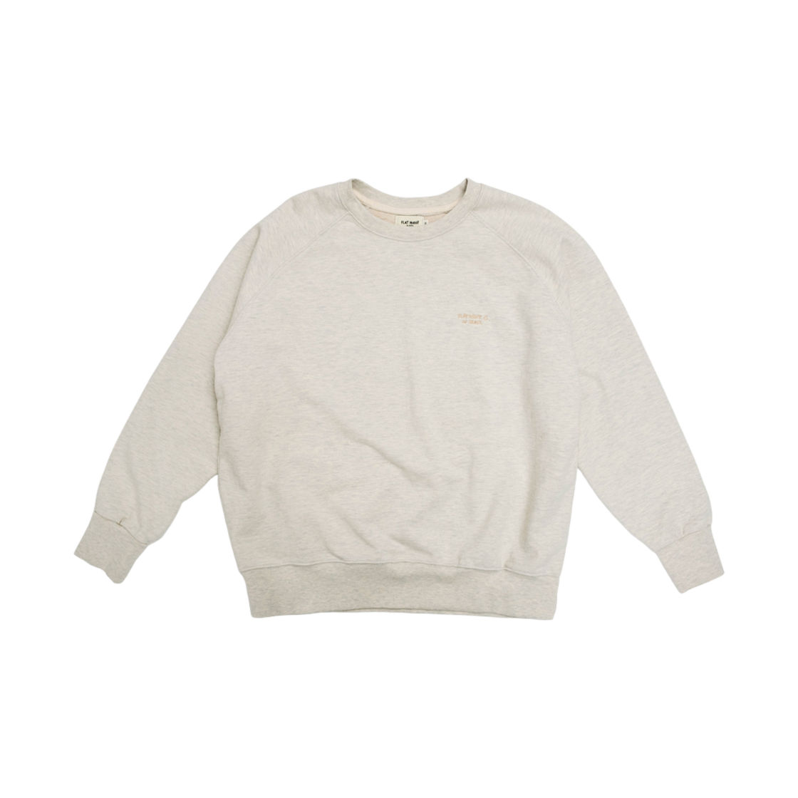 플랫웨이브 코니 스웨트셔츠 오트밀 멜란지