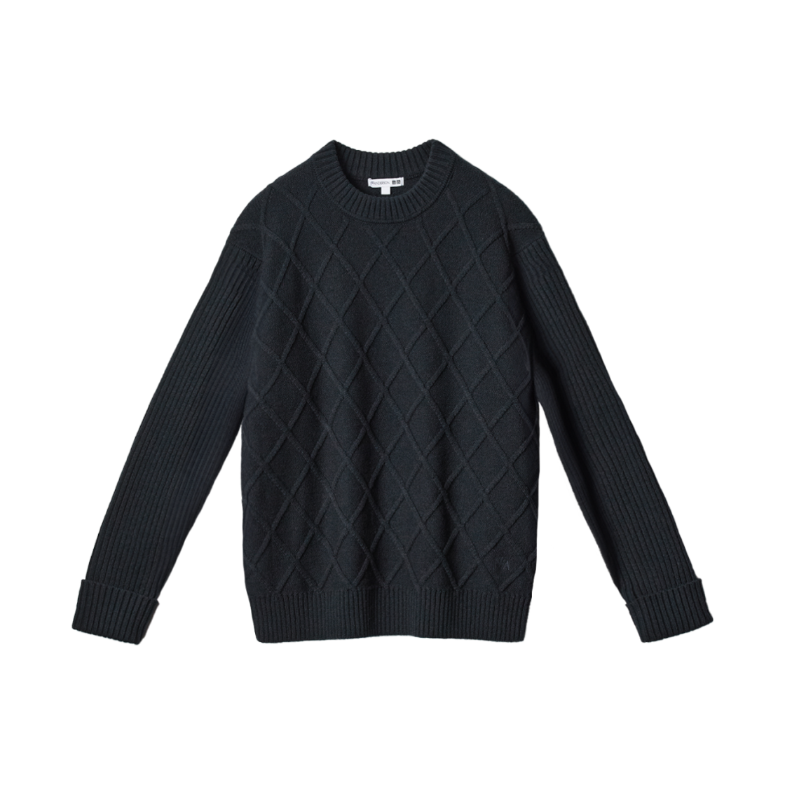 유니클로 x JW 앤더슨 다이아몬드 스티치 크루넥 스웨터 네이비 - KR(Uniqlo x JW Anderson Diamond Stitch Crewneck Sweater Navy - KR)