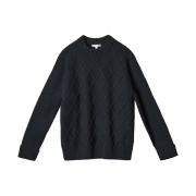 Uniqlo x JW Anderson Diamond Stitch Crewneck Sweater Navy - KR