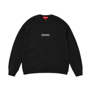 Supreme Old English Sweater Black - 24SS