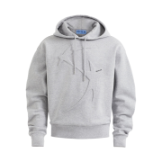 H&M x Mugler Star Motif Hoodie Light Gray Melange