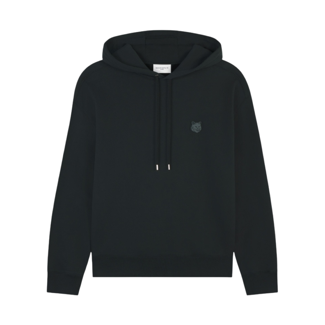 메종 키츠네 볼드 폭스 헤드 패치 오버사이즈 후드 블랙(Maison Kitsune Bold Fox Head Patch Oversize Hoodie Black)