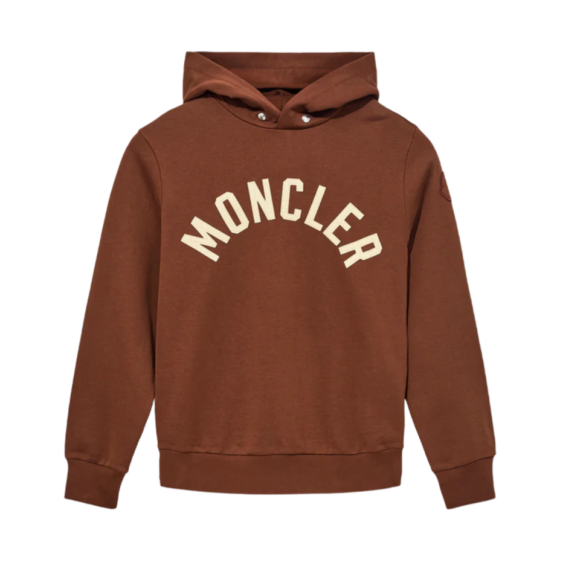 몽클레르 로고 후드 브라운 - 22FW(Moncler Logo Hoodie Brown - 22FW) - 1