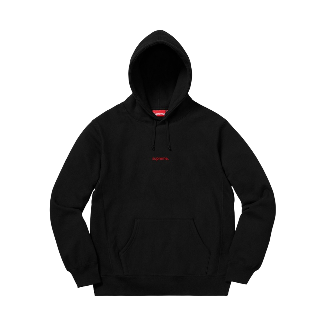 슈프림 트레이드마크 후드 스웨트셔츠 블랙 - 18FW(Supreme Trademark Hooded Sweatshirt Black - 18FW) - 1