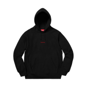 Supreme Trademark Hooded Sweatshirt Black - 18FW