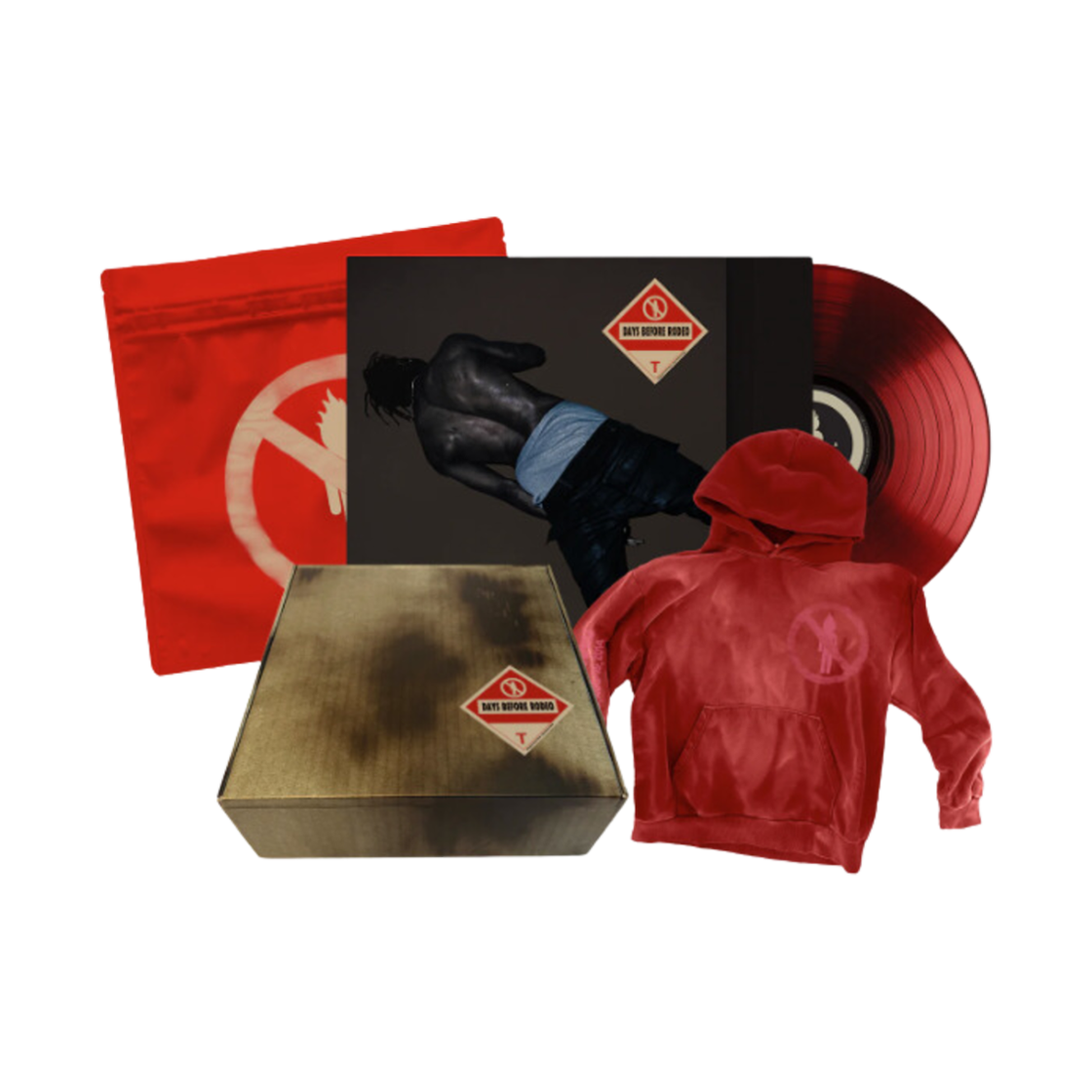 트래비스 스캇 데이즈 비포 로데오 박스 세트 I 레드 | Travis Scott