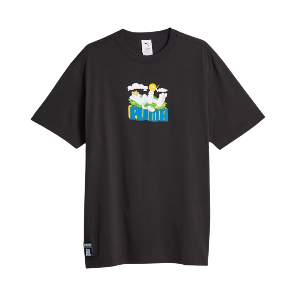 푸마 x 립앤딥 그래픽 티셔츠 푸마 블랙(Puma x RIPNDIP Graphic T-shirt Puma Black) - 1