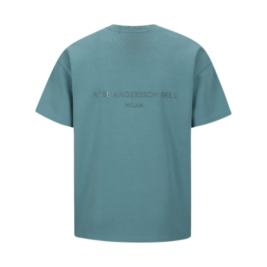 Tシャツ・カットソー ANDERSSON BELL UNISEX STOOL PATCH LOGO T-SHIRTS 4TR466 ADSB 앤더슨벨 유니섹스 스툴 패치 로고 티셔츠 블랙 | ADSB