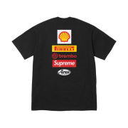 Supreme x Ducati Logos T-Shirt Black - 24SS