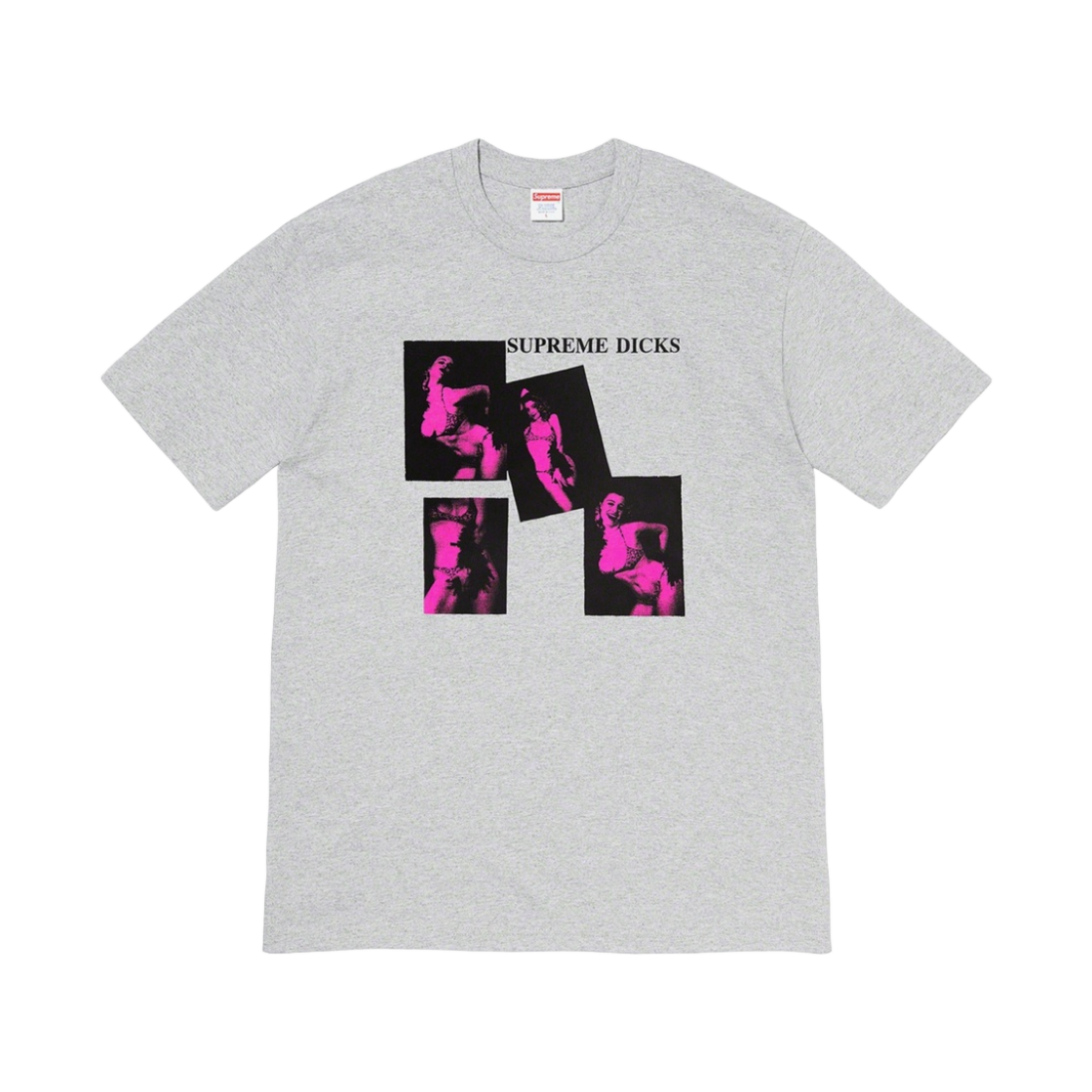 슈프림 딕스 티셔츠 헤더 그레이 - 20FW(Supreme Dicks T-Shirt Heather Grey - 20FW) - 1