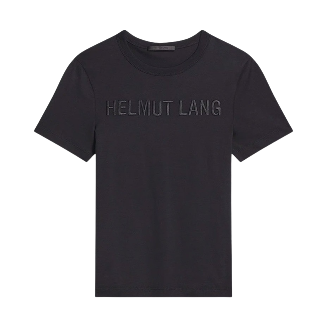 헬무트 랭 우먼 슬림 로고 티 블랙 - 24FW(Helmut Lang Women Slim Logo Tee Black - 24FW)