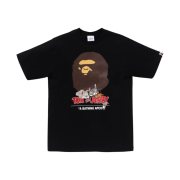 BAPE x Tom & Jerry 85th Anniversary Ape Head T-Shirt #2 Black