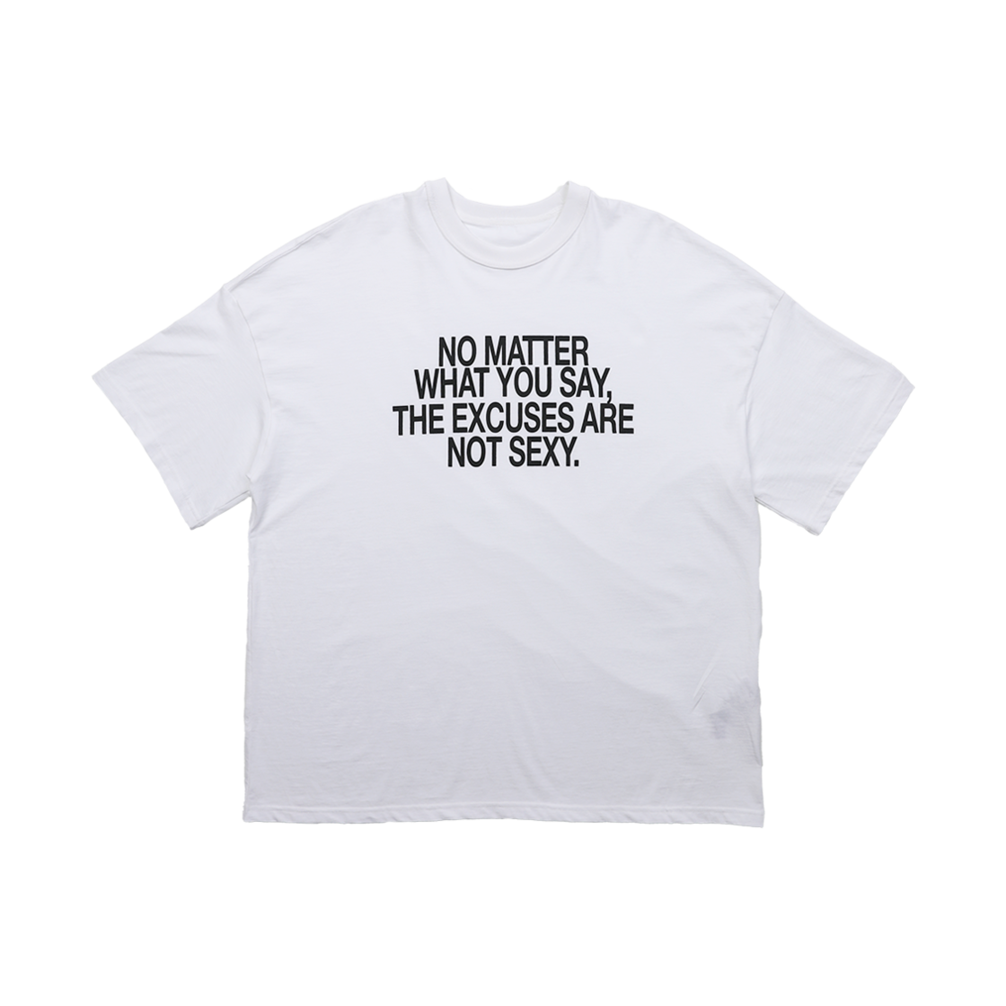 DCCSTP001 / WH / F Depc Lettering Boxy Fit White
