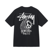 Stussy Peace Hand Pigment dyed T-Shirt Black