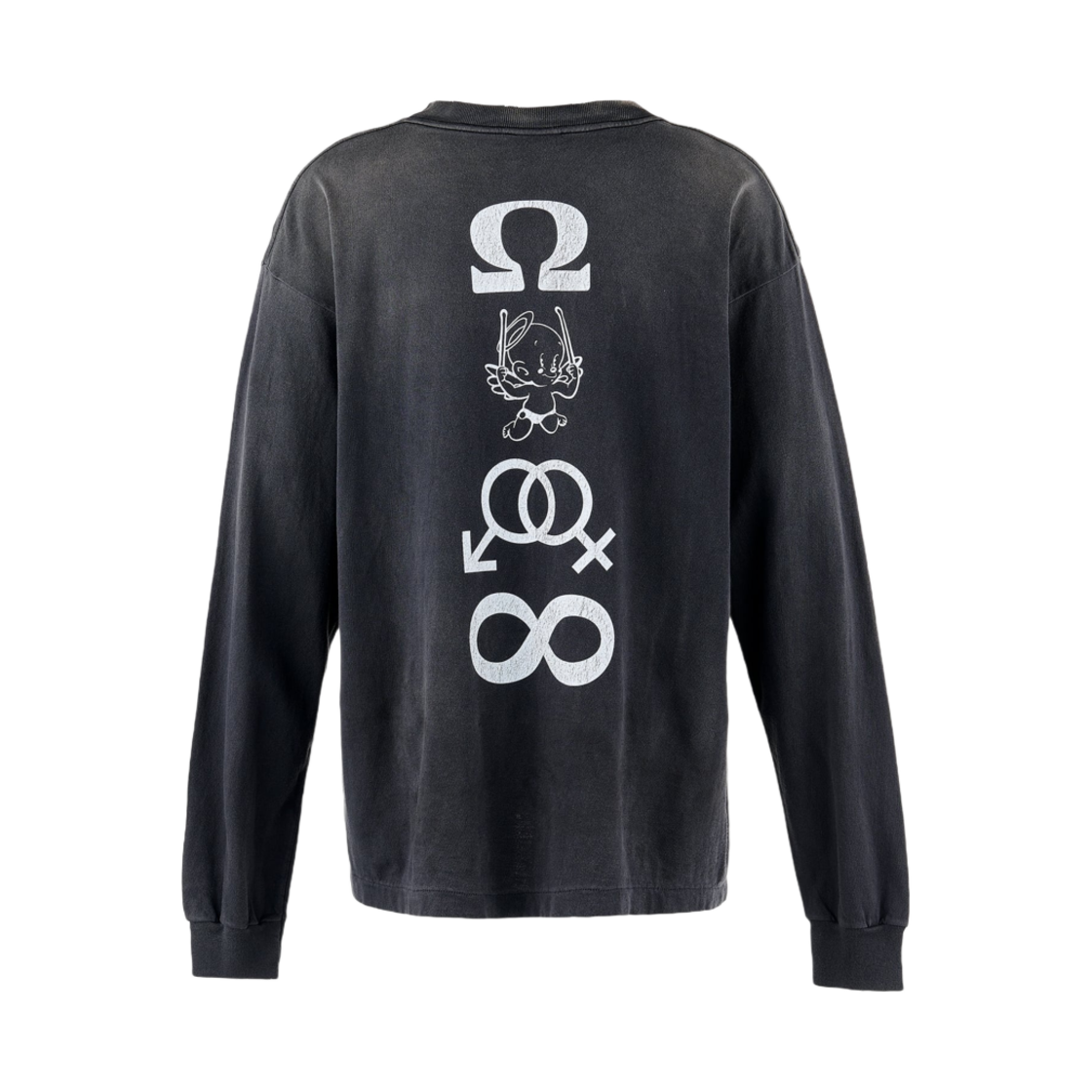 세인트 마이클 캔들 롱슬리브 티셔츠 블랙 - 25SS(Saint Mxxxxxx Candle L/S T-Shirt Black - 25SS) - 2