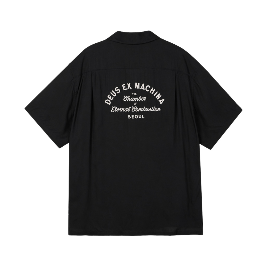 데우스 엑스 마키나 스크립트 어드레스 볼링 셔츠 블랙(Deus Ex Machina Script Address Bowling Shirt Black) - 2