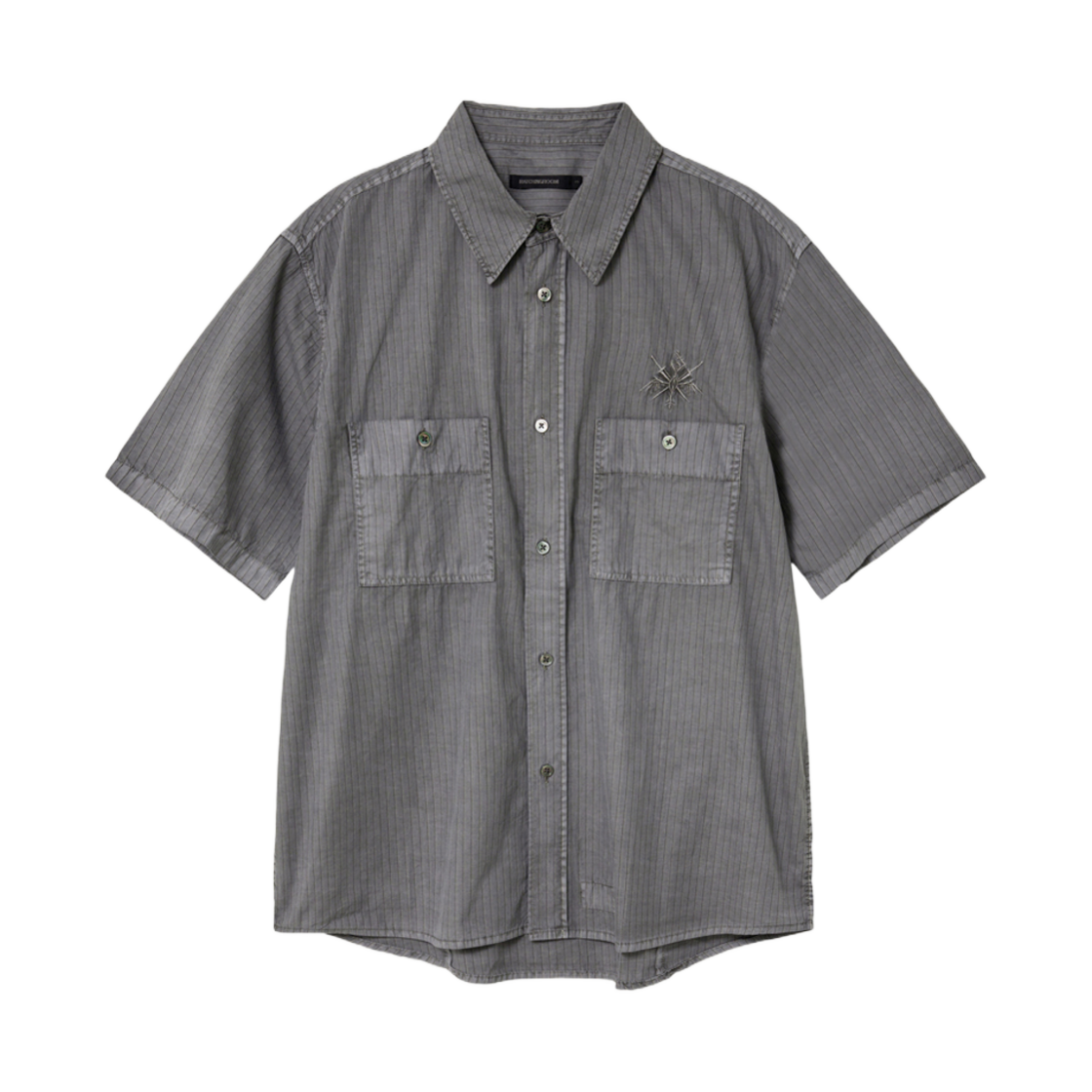 - Hatchingroom x How To Train Your Dragon Bone Dragon Shirt Over Dyed Stripe Grey