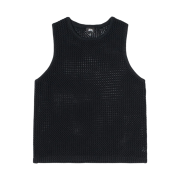 Stussy O'Dyed Heavyweight Mesh Tank Solid Black