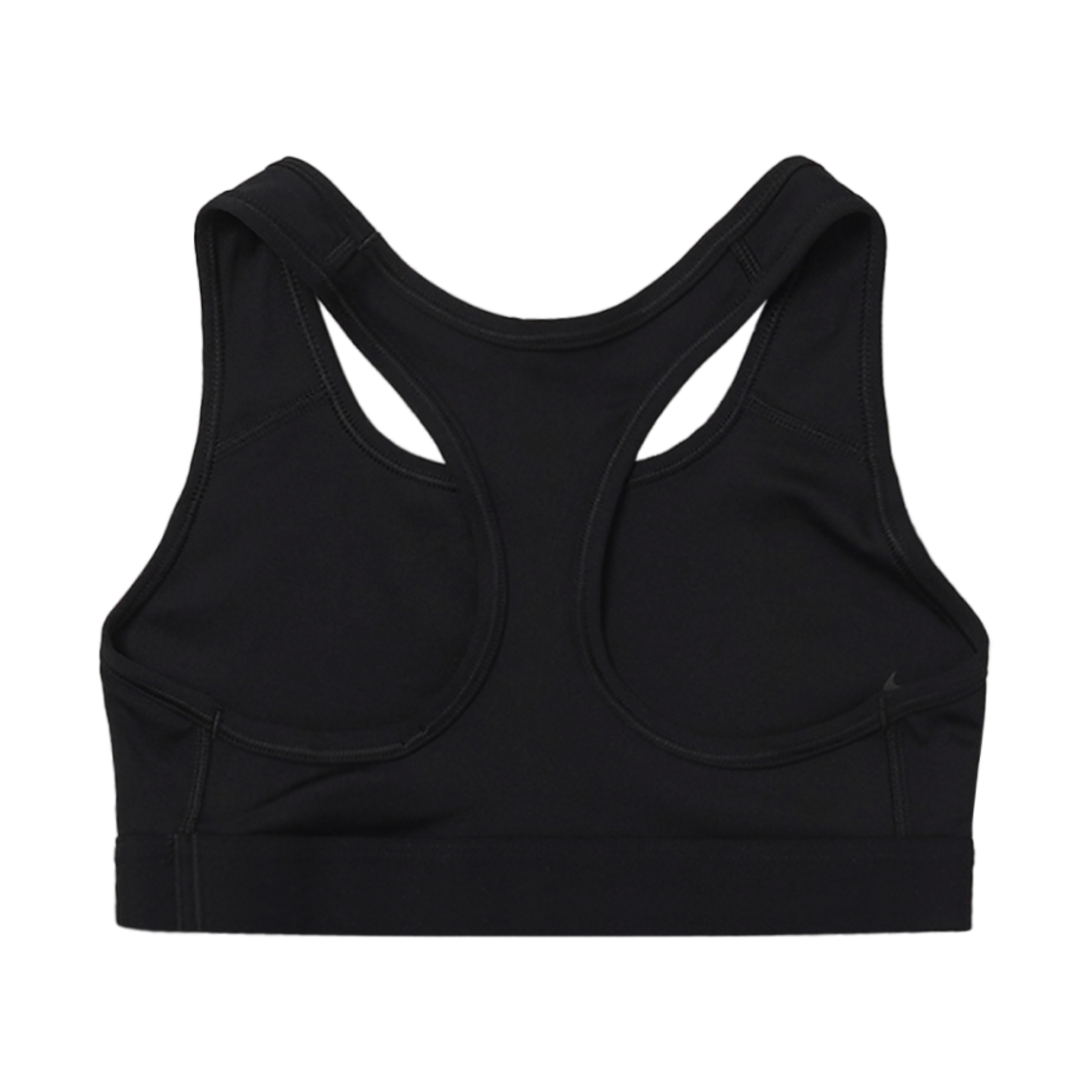 (W) 나이키 스우시 미디움 서포트 논 패디드 스포츠 브라 블랙 - US/EU((W) Nike Swoosh Medium Support Non Padded Sports Bra Black- US/EU) - 2