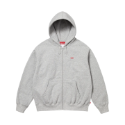 Supreme Small Box Zip Up Hooded Sweatshirt Heather Grey - 25SS