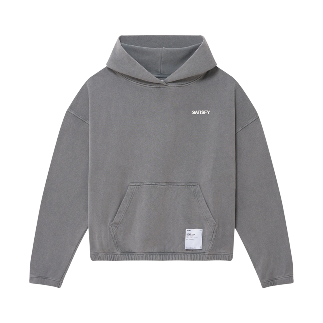 새티스파이 소프트셀 후드 에이지드 그레이(Satisfy Softcell Hoodie Aged Grey)