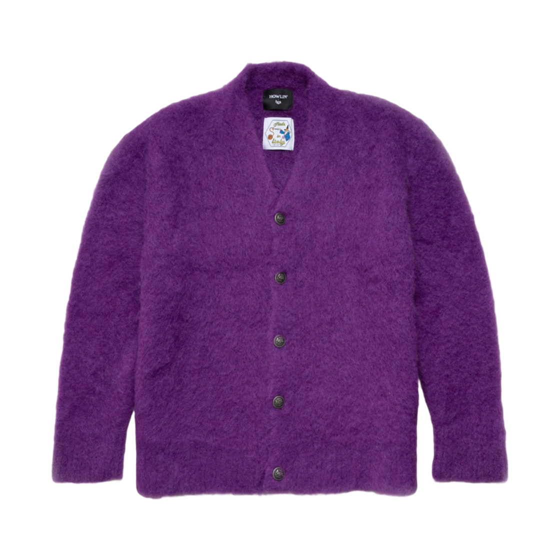 하울린 유니 가디건 딥 퍼플