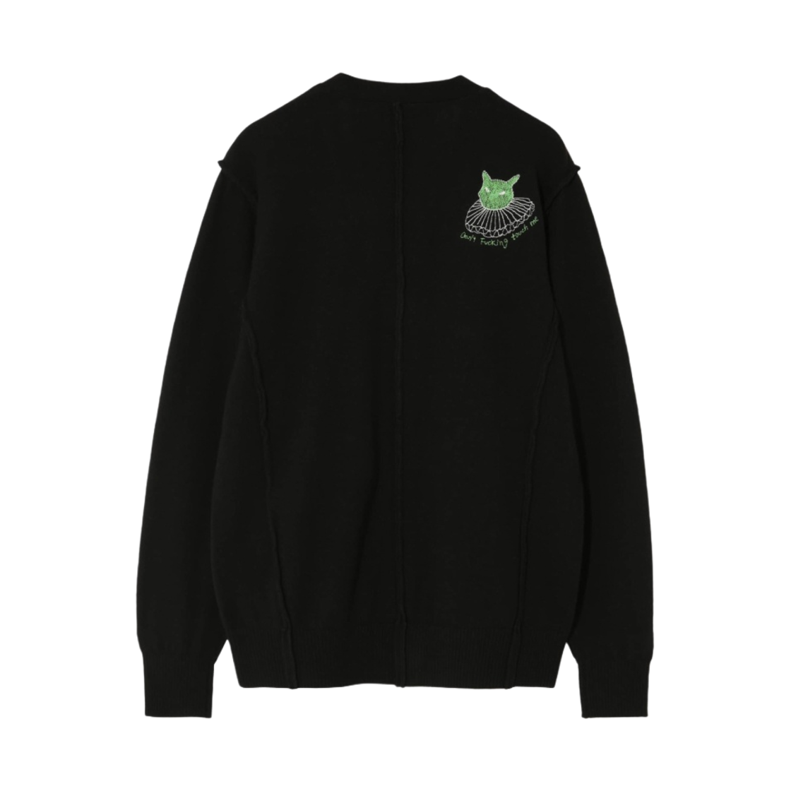 (W) 언더커버 UC2B8901 가디건 블랙((W) Undercover UC2B8901 Cardigan Black) - 2