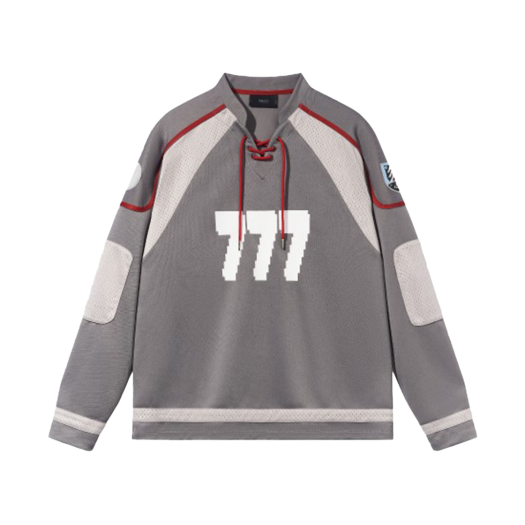 7440371_002_GR 7440-37-1 777 String Hockey Jersey Gray