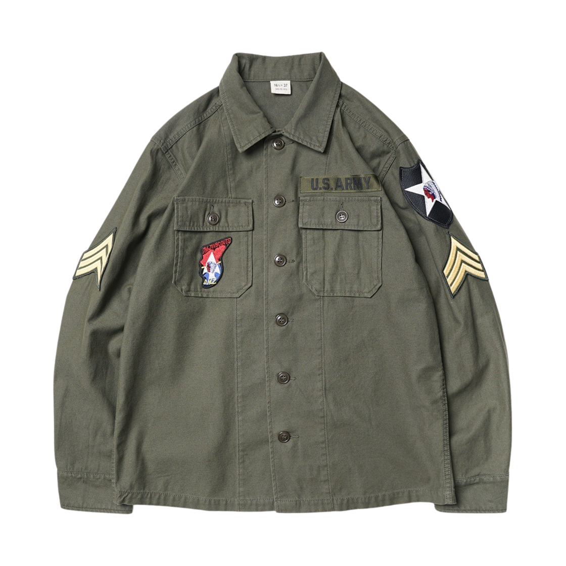 와이엠씨엘 케이와이 US OG-107 퍼티그 셔츠 존 레논 모델(YMCL KY US OG-107 Fatigue Shirt John Lennon Model)