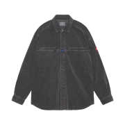 Cav Empt Overdye Cord Design Big Shirt Charcoal - 23FW